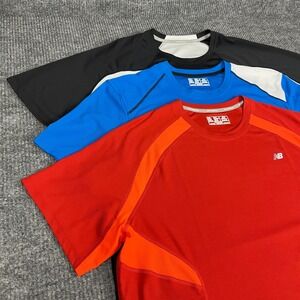 New Balance T Shirt Mens 2XL LOT of 3 Running Performance Athletic